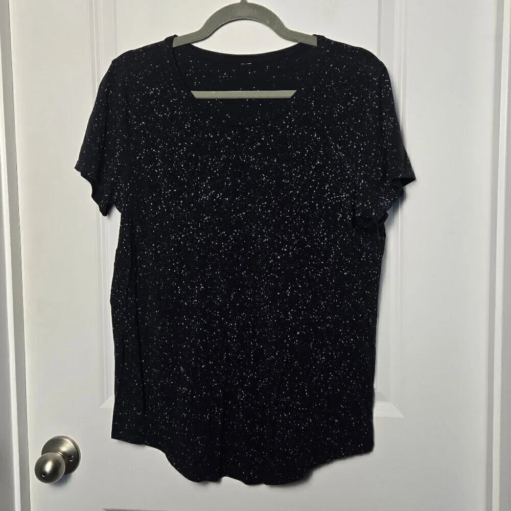 Lululemon Love Crew *Splatter - 10 Black